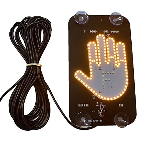 Car LED Middle Finger Sign - Express Yourself