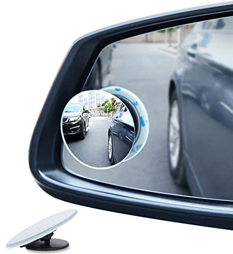 360° Rotatable Convex Blind Spot Mirrors - 2 Pack
