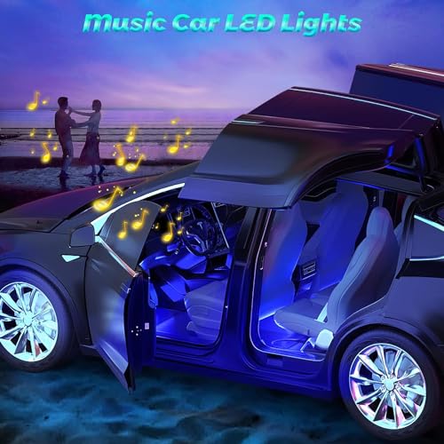 LED Car Interior Lights with APP Control - Valentine's Gift