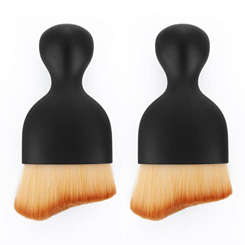cobee Car Interior Cleaning Soft Brush - 2 Pack Car Cleaning Brushes Duster