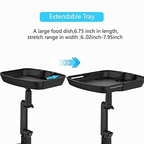360º Adjustable Car Drink Holders Tray, Non-Slip, Portable