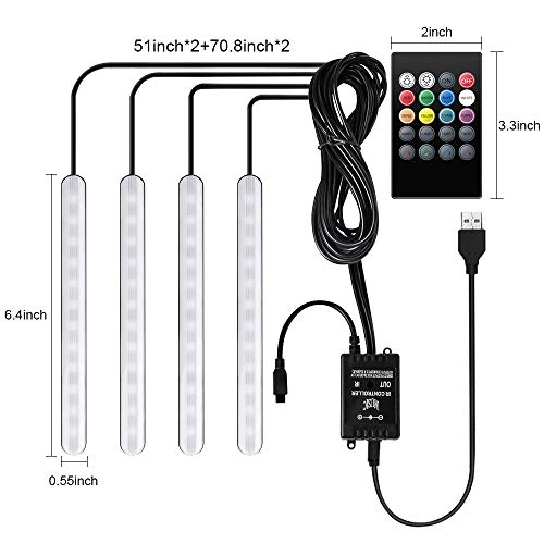 Trongle Car Strip LED Lights - Interior Car Lighting