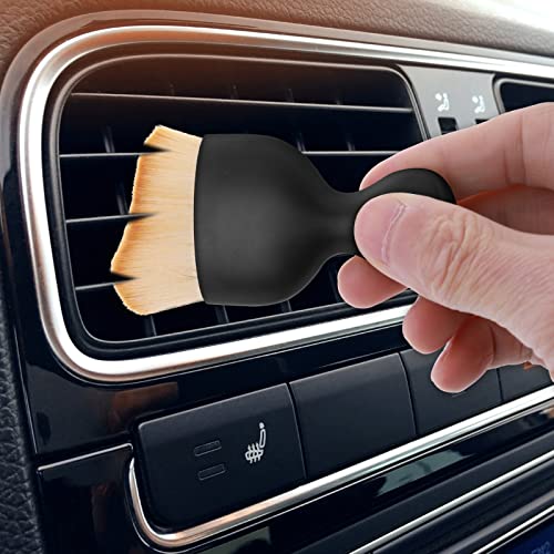 cobee Car Interior Cleaning Soft Brush - 2 Pack Car Cleaning Brushes Duster