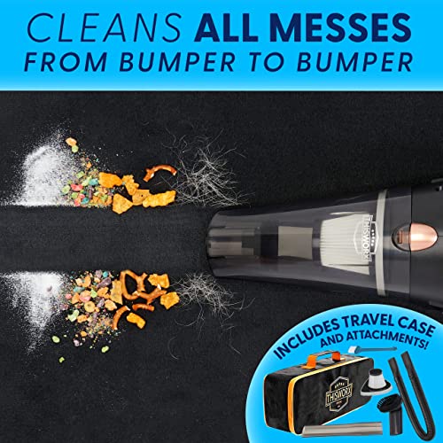 Portable Car Vacuum Cleaner Kit - Lightweight, Powerful Suction