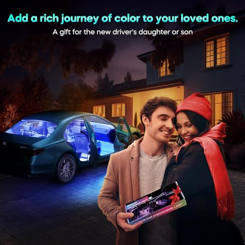 LED Car Interior Lights with APP Control - Valentine's Gift