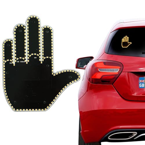 LED Car Finger Lights - Hand Gesture Gadgets