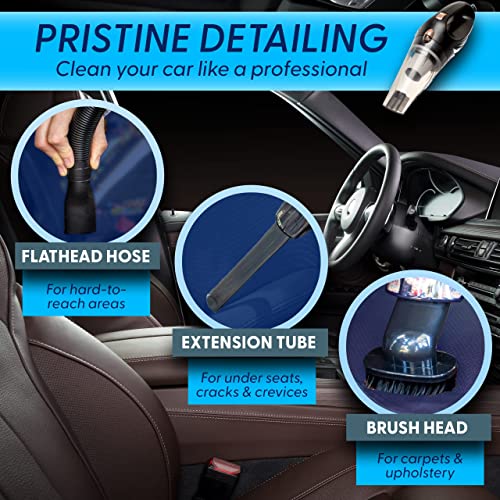 Portable Car Vacuum Cleaner Kit - Lightweight, Powerful Suction
