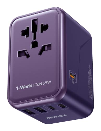 MOMAX Universal Travel Adapter: 70W GaN International Charger