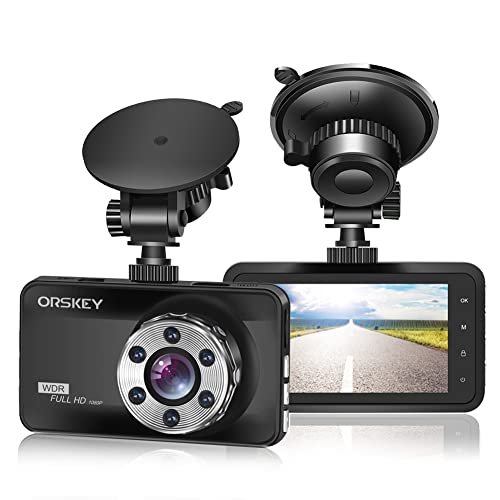 1080P Dash Cam with Wide Angle & Night Vision