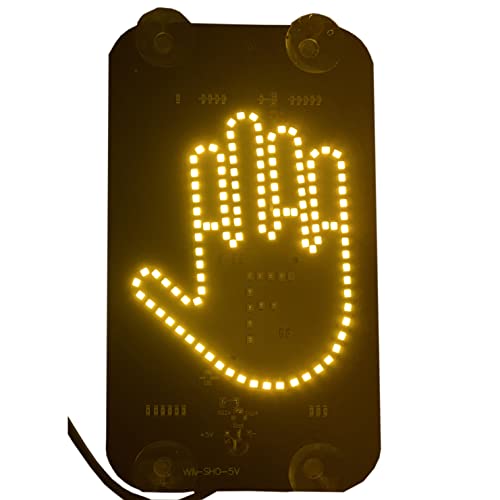 Car LED Middle Finger Sign - Express Yourself