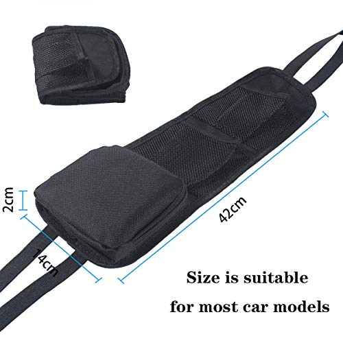 Car Seat Side Storage Bag with Drink Holder Pockets