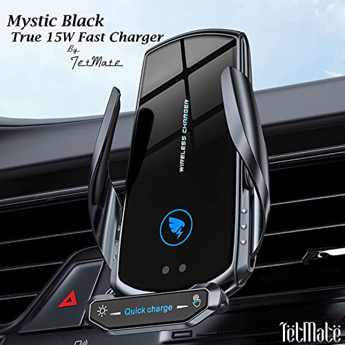 15W Wireless Car Charger - Auto Clamping, Air Vent Mount