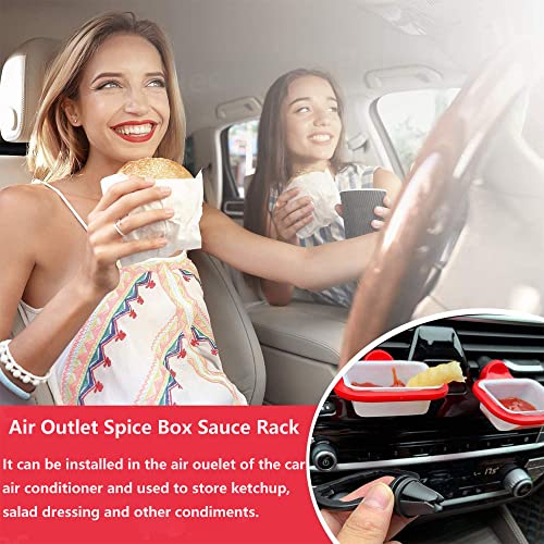 Car Sauce Holder Set with Fries Cup and Hooks