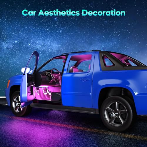 LED Car Interior Lights with APP Control - Valentine's Gift