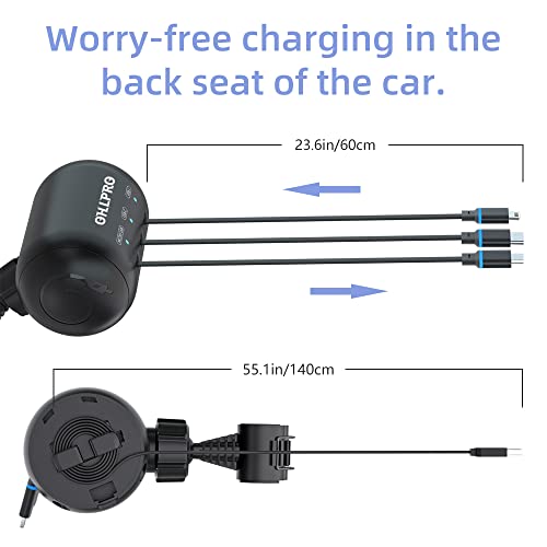 OHLPRO 3-in-1 Car Charging Station for All Phones