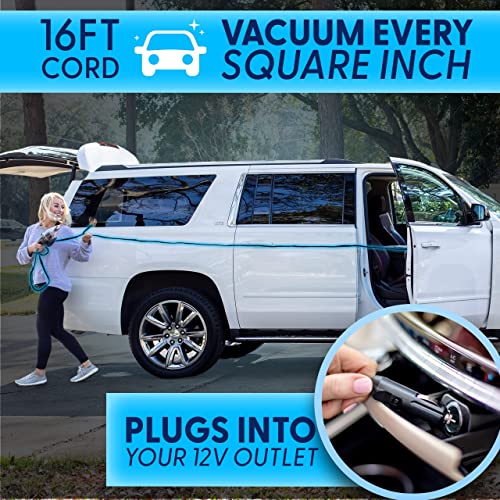Portable Car Vacuum Cleaner Kit - Lightweight, Powerful Suction