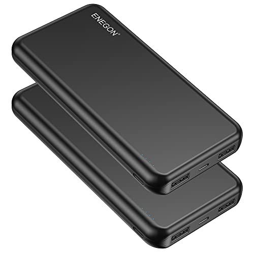 ENEGON 10000mAh Power Bank - 2 Pack