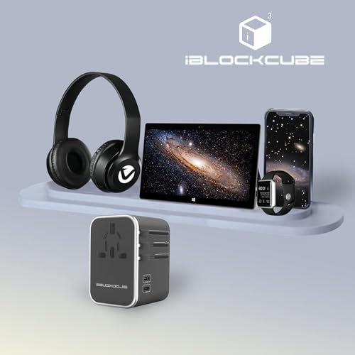iBlockCube Travel Adapter: 35W Dual Type C with USB