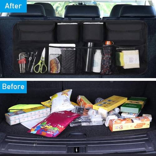 Car Backseat Organizer: Waterproof, Durable, Multi-Pocket Travel Storage