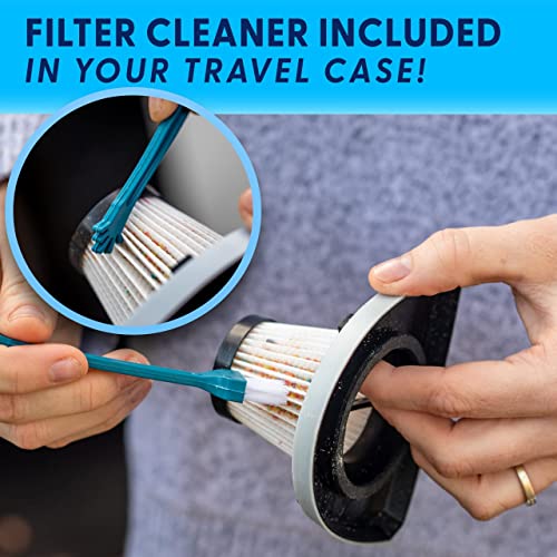 Portable Car Vacuum Cleaner Kit - Lightweight, Powerful Suction