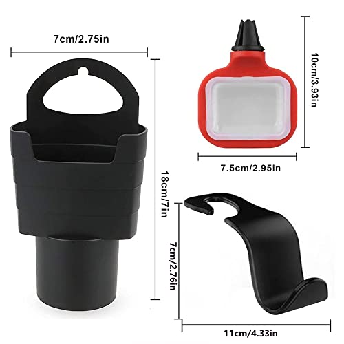 Car Sauce Holder Set with Fries Cup and Hooks