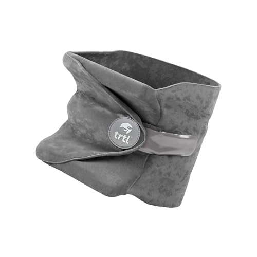 trtl Grey Travel Pillow | Ergonomic Neck Support