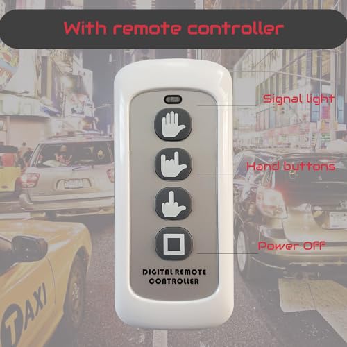 LED Car Finger Lights - Hand Gesture Gadgets
