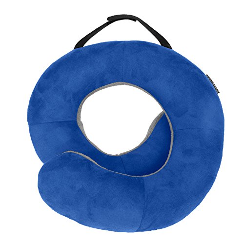 Travelon: Cobalt/Gray Deluxe Wrap N' Rest Neck Pillow