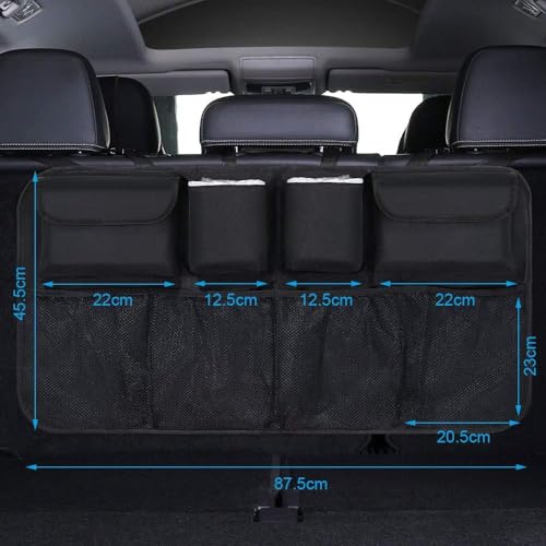 Car Backseat Organizer: Waterproof, Durable, Multi-Pocket Travel Storage