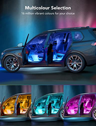 Govee RGB Car LED Strip Light: Music Sync, APP Control