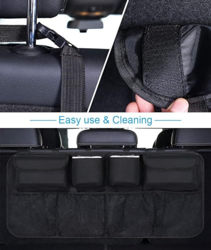 Car Backseat Organizer: Waterproof, Durable, Multi-Pocket Travel Storage