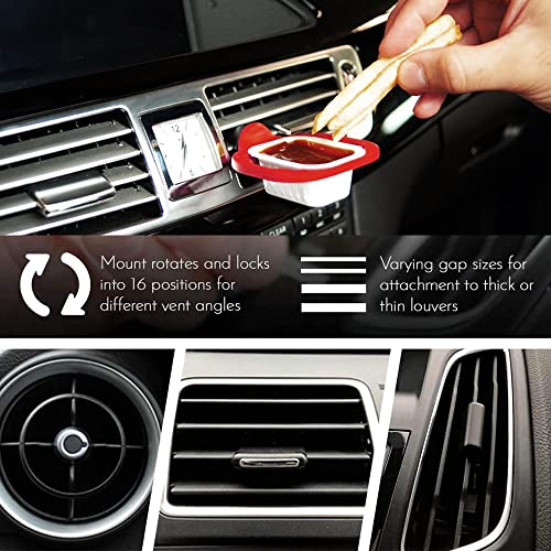 Car Sauce Holder Set with Fries Cup and Hooks
