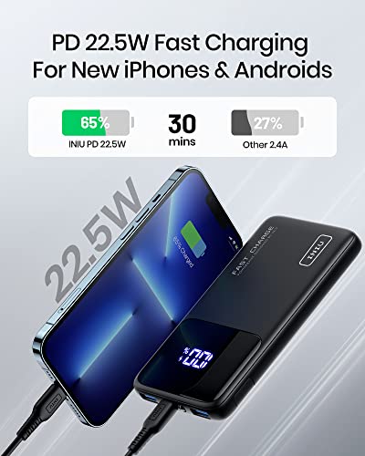 Slimmest 10000mAh Power Bank for iPhone and Samsung