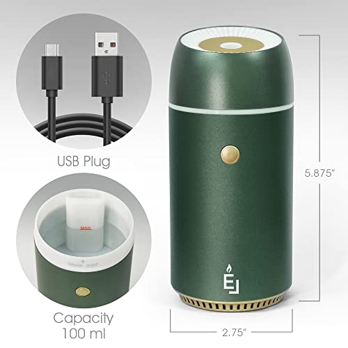 Earnest Living Car Air Freshener with Essential Oil Diffuser