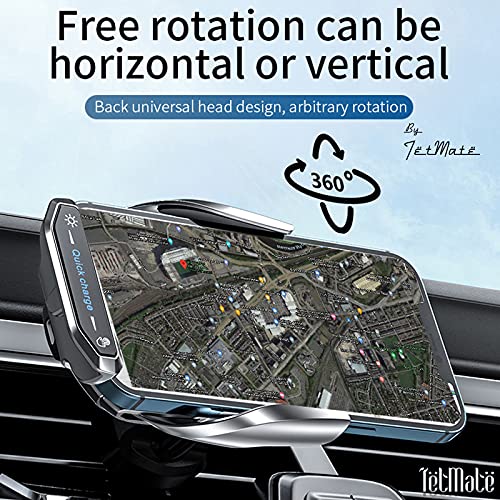 15W Wireless Car Charger - Auto Clamping, Air Vent Mount