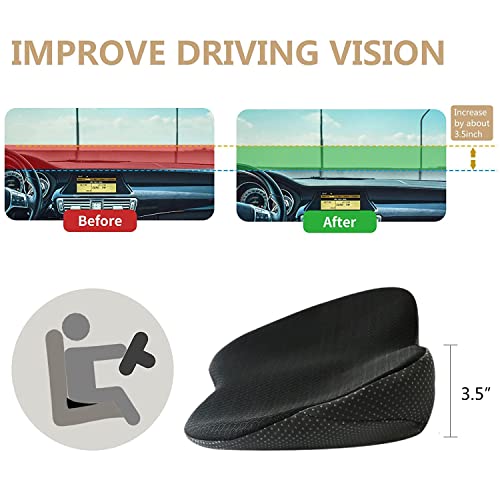 Livtribe Memory Foam Car Seat Cushion - Black