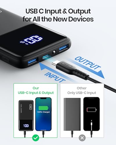 Slimmest 10000mAh Power Bank for iPhone and Samsung
