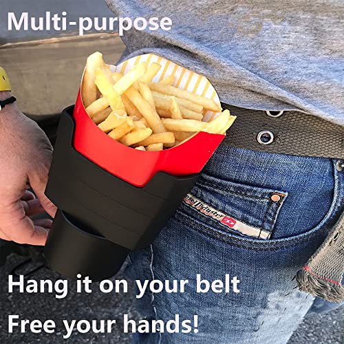 Car Sauce Holder Set with Fries Cup and Hooks