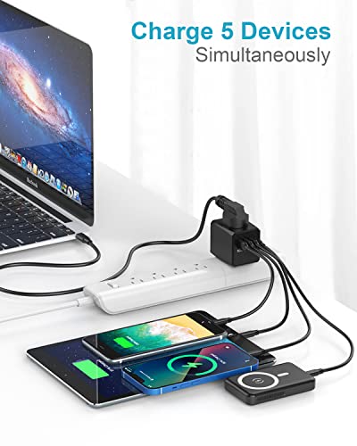 All-in-One Universal Travel Adapter with USB C