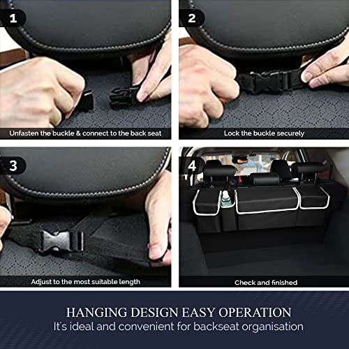 Adjustable Car Boot Seat Organiser - Storage Accessories