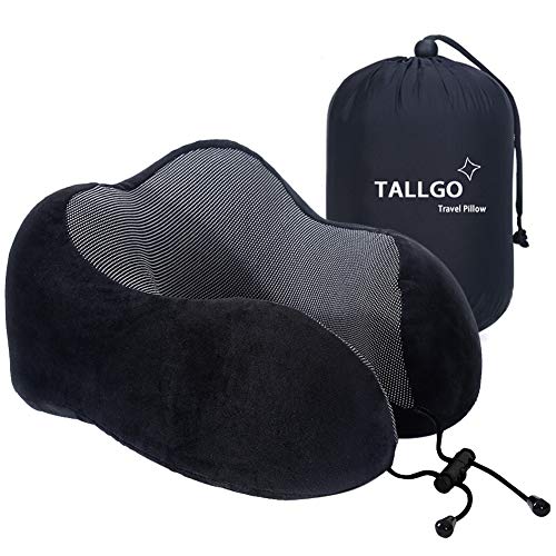 Memory Foam Travel Pillow for Comfortable Sleep & Support