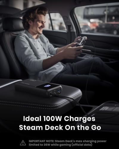 INIU 100W Power Bank: Portable Fast Charger for Gadgets