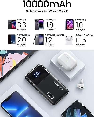 Slimmest 10000mAh Power Bank for iPhone and Samsung