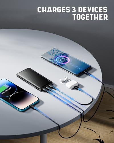 10000mAh Power Bank for iPhone, iPad, Samsung
