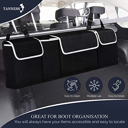 Adjustable Car Boot Seat Organiser - Storage Accessories