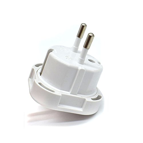 European Travel Adapter for UK to EU with Country List