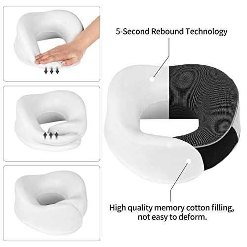 AYhome Memory Foam Travel Neck Pillow with Eyemask