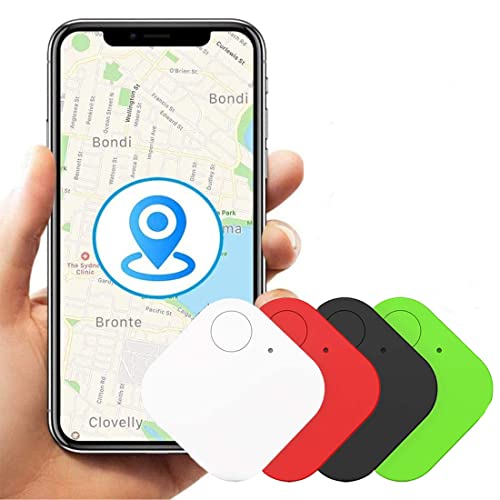 Bluetooth Key Finder - Smart Tracker for Wallets, Pets, Luggage (4 Pack)