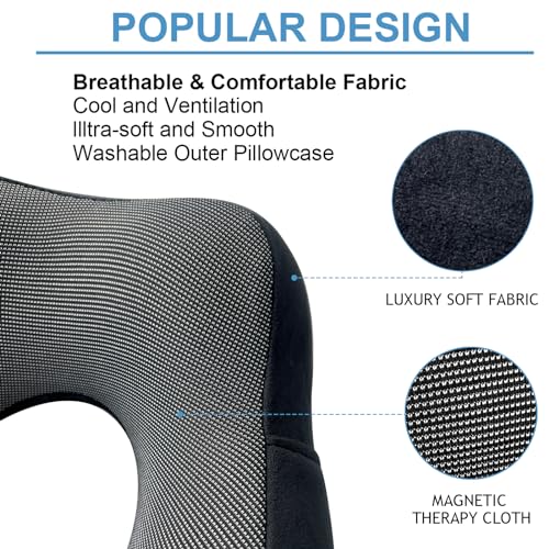 DAWNTREES Travel Pillow Set with Eye Mask and Earplugs