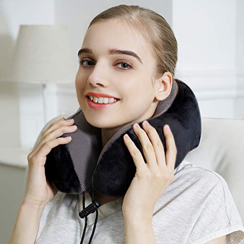 Memory Foam Travel Pillow for Comfortable Sleep & Support